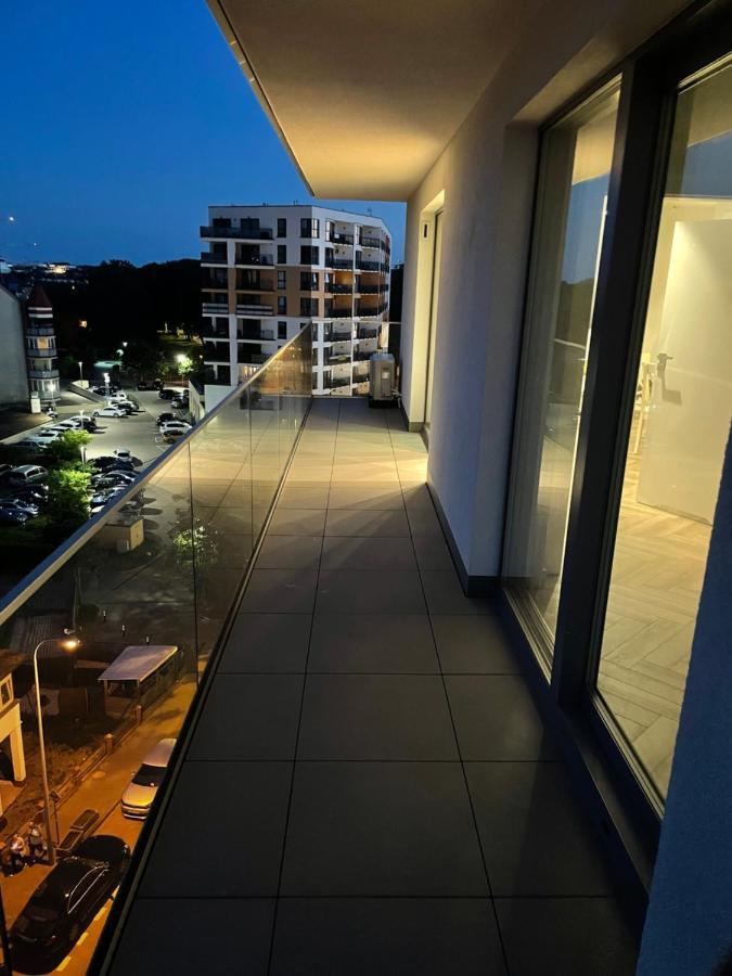 ミエンジズドロイェBalticus Apartament 2 Pokoje, 5-Pietro, Klimatyzacja, Widok Na Morze, Duzy Balkon, Garaz, Internetアパートメント エクステリア 写真